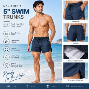 Men's Split 5" Swim Trunks
